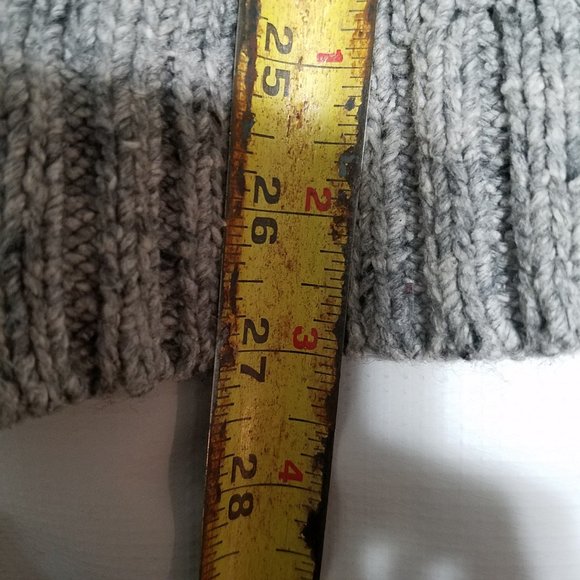 Woolrich Woolen Mills gray wool blend sweater men's size large 13039 - Picture 8 of 9